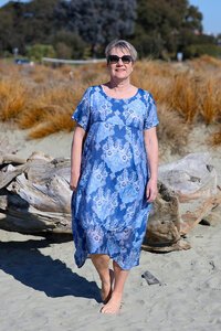 La Mode Floral Cocoon Dress
