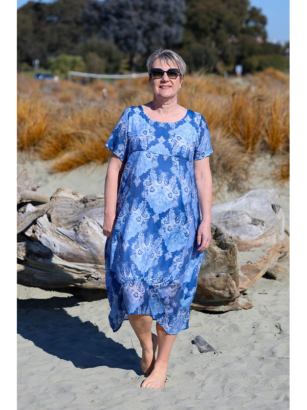 La Mode Floral Cocoon Dress