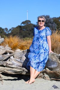 La Mode Floral Cocoon Dress