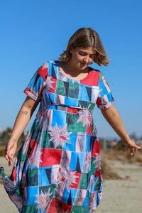 La Mode A-Line Layered Dress