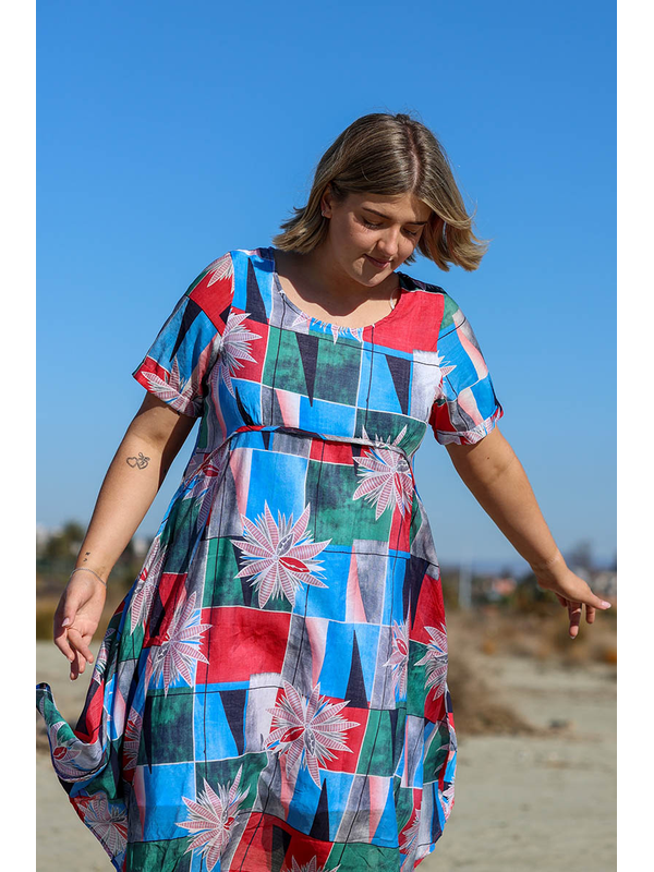 La Mode A-Line Layered Dress