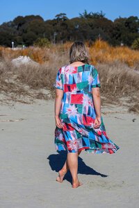 La Mode A-Line Layered Dress