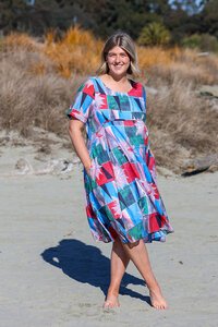 La Mode A-Line Layered Dress