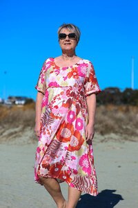 La Mode A-Line Layered Dress
