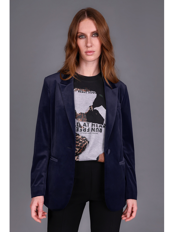 Storm Standout Velvet Blazer
