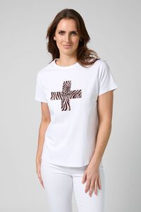 Stella + Gemma Zebra Cross Tee
