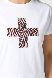 Stella + Gemma Zebra Cross Tee