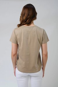Stella + Gemma Ace Leopard Cross Tee