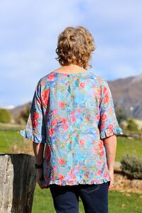 Glam Blue Haven Top