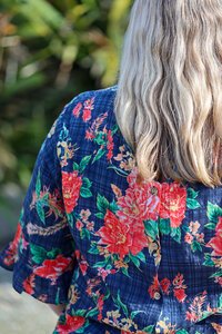 Glam Navy Haven Top