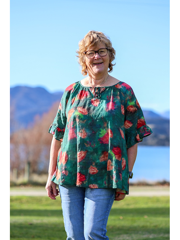 Glam Green Sway Top