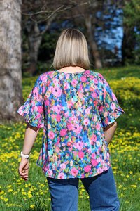 Glam Bubblegum Sway Top