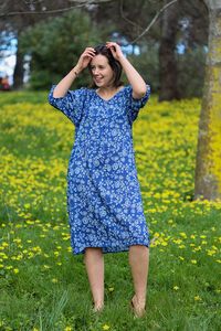 Glam Blue Tidal Dress