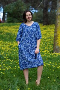 Glam Blue Tidal Dress