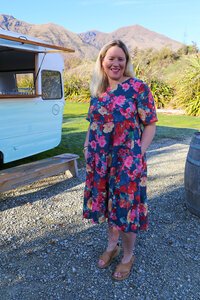 Glam Red Zephyr Dress