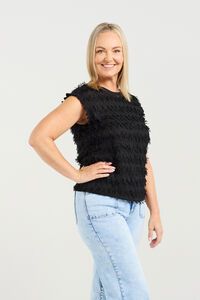 Zafina Charlotte Tassel Top