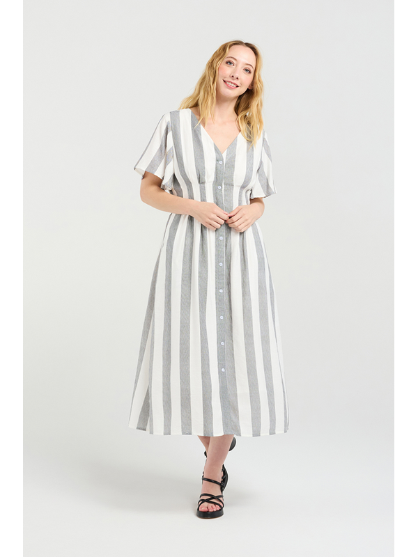 Seduce Amara Stripe Dress
