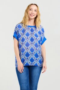 Zafina Paisley Olivia Top