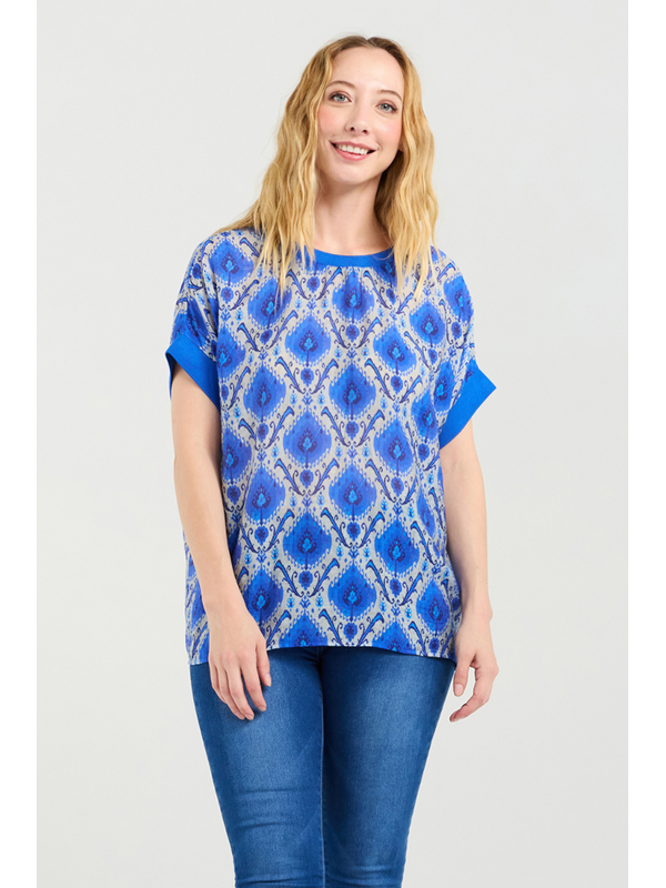 Zafina Paisley Olivia Top