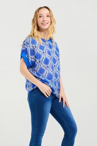 Zafina Paisley Olivia Top