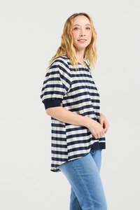 Zafina Check Havana Top