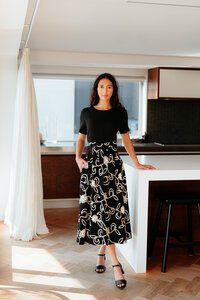 Seduce Delilah Printed Dress
