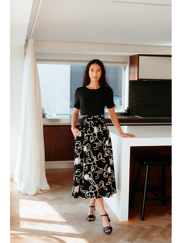 Seduce Delilah Printed Dress