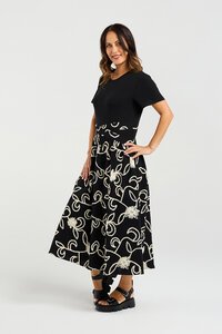 Seduce Delilah Printed Dress