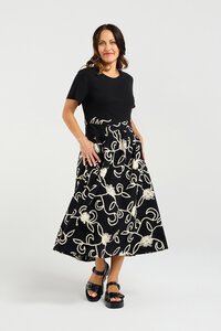 Seduce Delilah Printed Dress