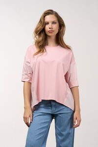 Madly Sweetly Mixed Media Top