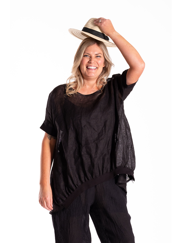 Deeanne Hobbs Leese Linen Top