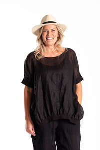 Deeanne Hobbs Leese Linen Top