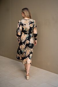 Fria The Label Peony Button Thru Dress