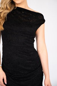 Fria The Label Lace Side Ruched Dress