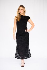 Fria The Label Lace Side Ruched Dress
