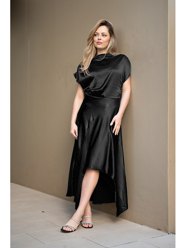Fria The Label After Dark Satin Dress