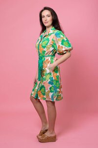 Charlo Ellison Floral Shirt Dress