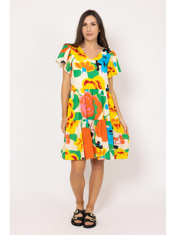 Charlo Fran Floral Dress