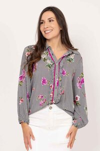 Charlo Zayla Stripe Blouse
