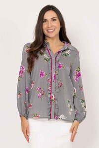 Charlo Zayla Stripe Blouse