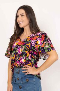 Charlo Dehlia Floral Top