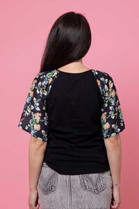 Charlo Leon Floral Sleeves T-Shirt