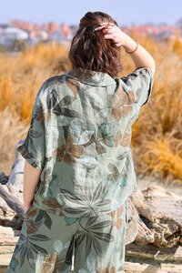 AE Luxe Loose Fit Floral Shirt