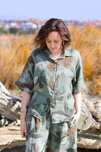 AE Luxe Loose Fit Floral Shirt