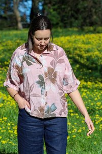 AE Luxe Loose Fit Floral Shirt