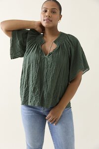 Isle of Mine Esther Shirred Top