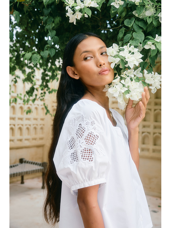 Isle Of Mine Nilsa Button Top