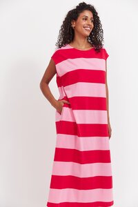 Haven Jardin Stripe T-Shirt Dress