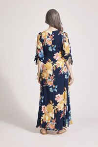 Eb & Ive Parisio Tie Maxi Dress