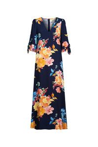 Eb & Ive Parisio Tie Maxi Dress